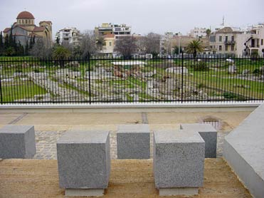 Kerameikos, view from Ermou Street